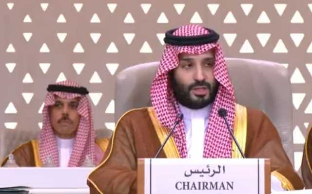 ولي العهد: يجب حصول الشعب الفلسطيني على حقوقه المشروعة وإقامة دولته المستقلة