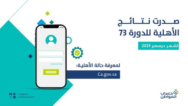 خطوات الاستعلام عن أهلية حساب المواطن لشهر ديسمبر 2023 وموعد إيداع الدعم
