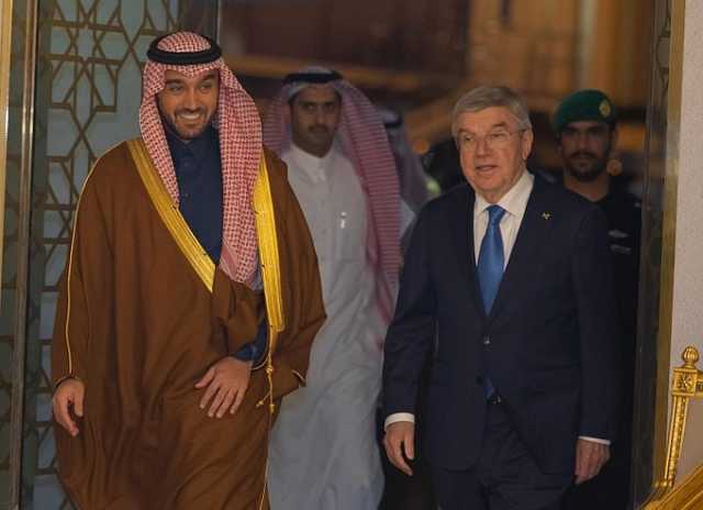 وزير الرياضة يستقبل رئيس اللجنة الأولمبية الدولية