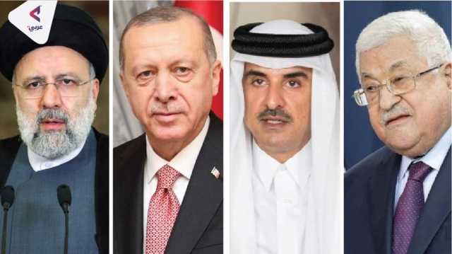 زعماء وشخصيات بارزة قدموا العزاء لـهنية باستشهاد أبنائه (إنفوغراف)