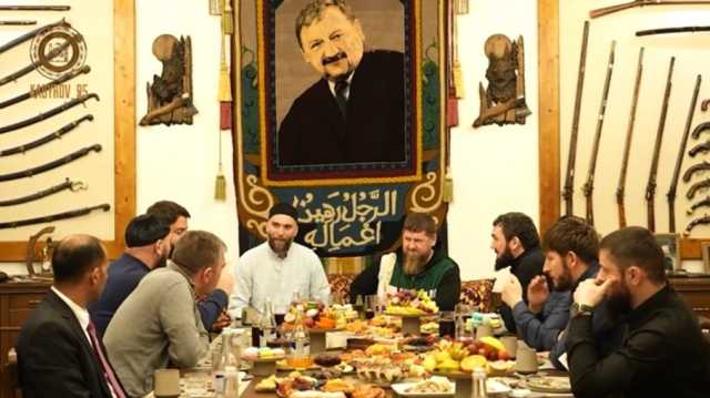 قديروف يستقبل أخ العاهل الأردني على مأدبة إفطار بالشيشان (شاهد)