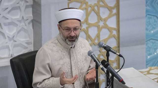 رئيس الشؤون الدينية في تركيا يطالب بمساعدة أهالي قطاع غزة