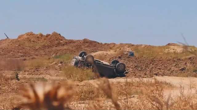 القسام تبث مشاهد مثيرة لكمين كسر السيف.. مركبة الاحتلال تحولت لحطام (فيديو)