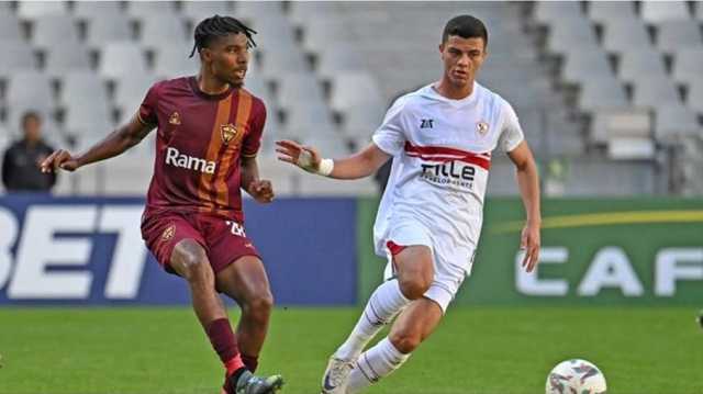 الزمالك يعود بنتيجة التعادل من أرض ستيلينبوش الجنوب أفريقي