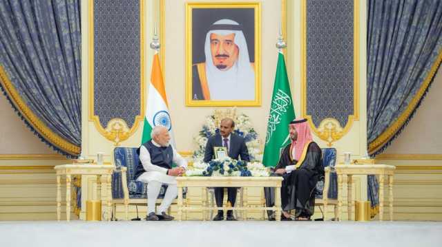 مباحثات بين ولي عهد السعودية ورئيس وزراء الهند في مدينة جدة