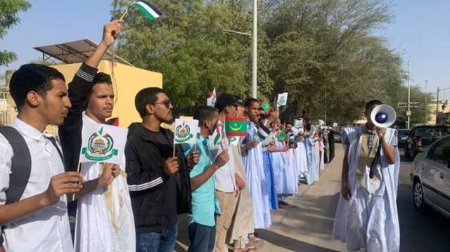 موريتانيون يتظاهرون نصرة لغزة في نواكشوط