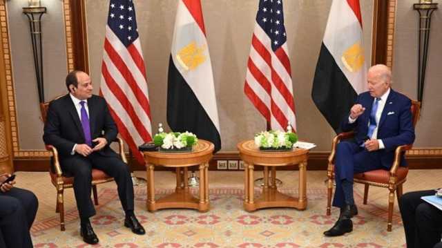 بايدن يهاتف السيسي.. اتفقا على إدخال المساعدات من كرم أبو سالم مؤقتا