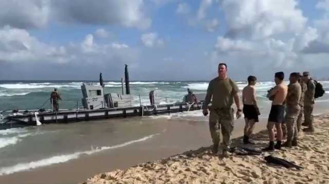 فشل إعادة تثبيت الميناء العائم في غزة لـ أسباب فنية.. سيتوقف نهائيا عن العمل قريبا