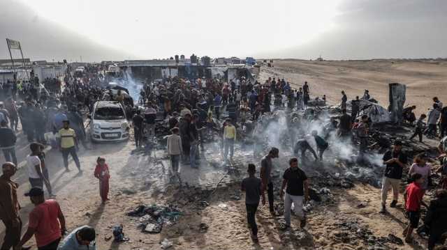 مجزرة مخيم النازحين في رفح ارتكبت بذخائر أمريكية الصنع (شاهد)