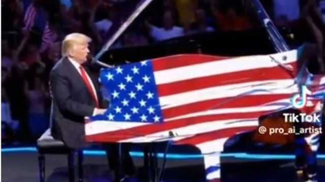 ترامب ينشر مقطعا غريبًا بالذكاء الاصطناعي وهو يعزف ويقرع الطبول (شاهد)