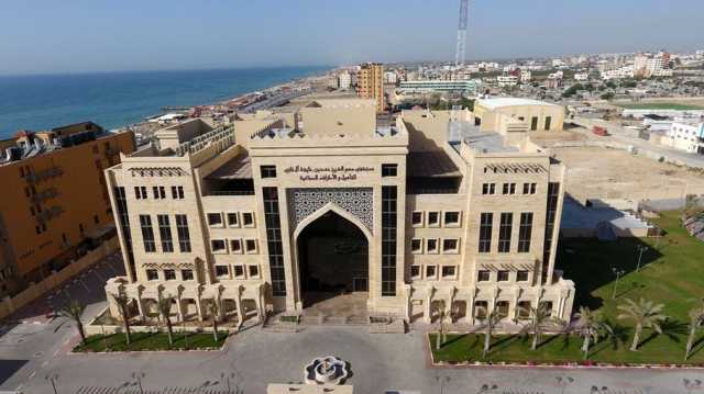 مدفعية الاحتلال تقصف مستشفى حمد شمال غرب مدينة غزة