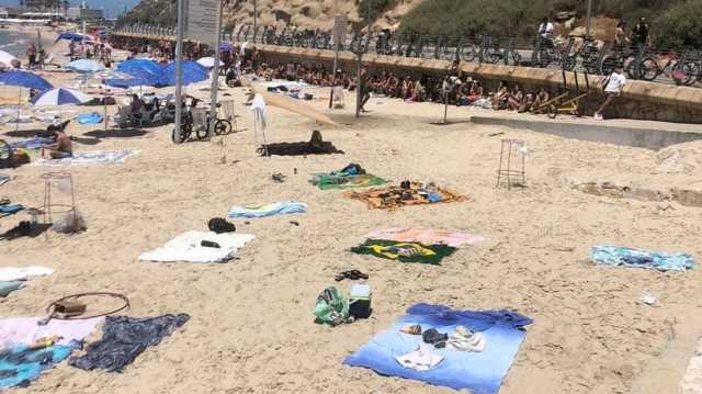 مراسل عسكري: فرار الآلاف من شواطئ تل أبيب بعد صواريخ الحوثيين صورة انتصار مضاعفة