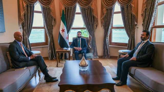 الرئيس السوري الشرع يلتقي السفير الأمريكي في أنقرة