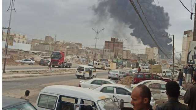الاحتلال يشن عدوانا على مطار صنعاء الدولي (شاهد)