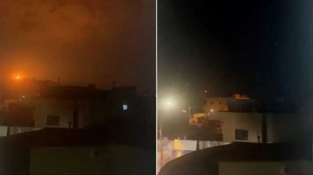 جيش الاحتلال يشن غارات على الحدود اللبنانية السورية