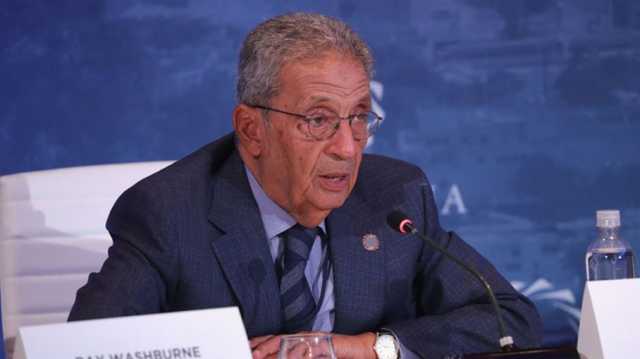 عمرو موسى: جهات مشبوهة تسوّق أن العرب يتجاهلون القضية الفلسطينية
