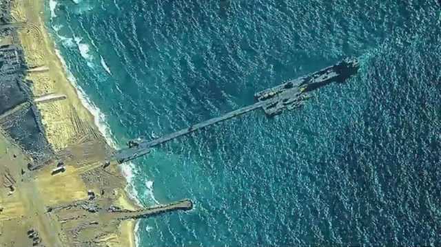 مشاهد تكشف تفاصيل دقيقة حول الرصيف البحري بغزة منذ وصوله وحتى تفكيكه (فيديو)‏