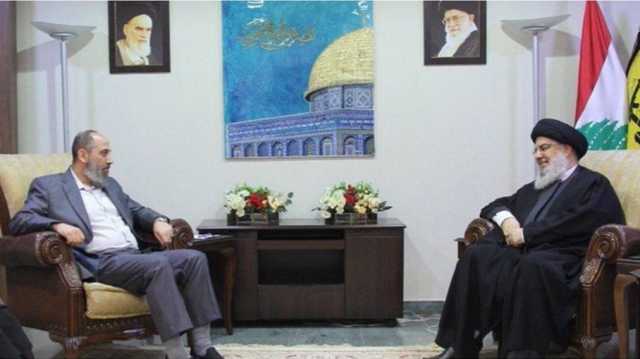 نصر الله يستقبل الأمين العام لـالجماعة الإسلامية.. هذا ما بحثاه