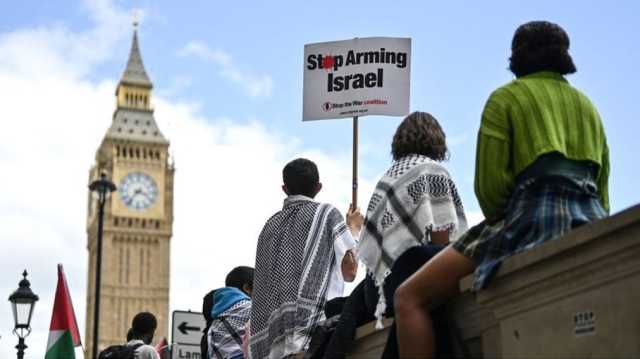 مئات الآلاف يشاركون في مسيرة مناصرة للفلسطينيين في لندن (شاهد)