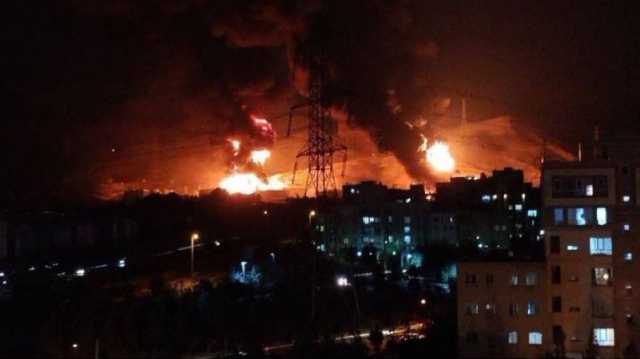 الاحتلال يهاجم مستودع وقود رئيسي في طهران (شاهد)