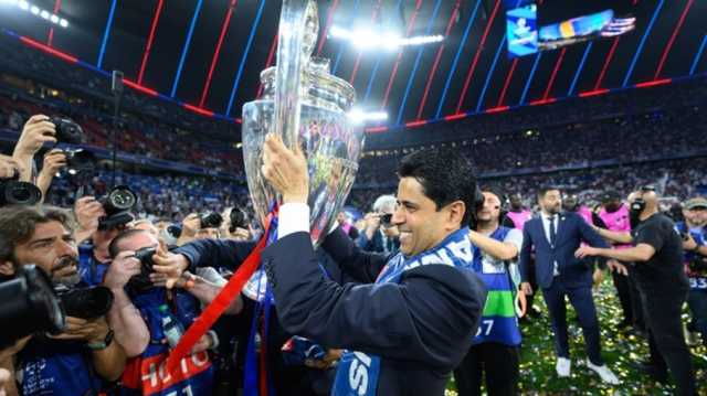 بعد تتويجه بلقب دوري الأبطال.. احتفال أسطوري لسان جيرمان في باريس