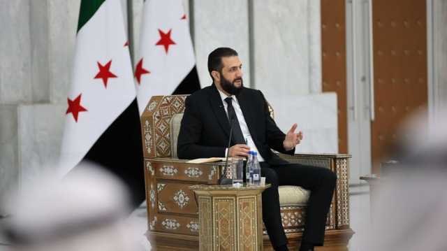 الشرع: مفاوضات غير مباشرة لوقف الاعتداءات الإسرائيلية والجنوب في صدارة الأولويات