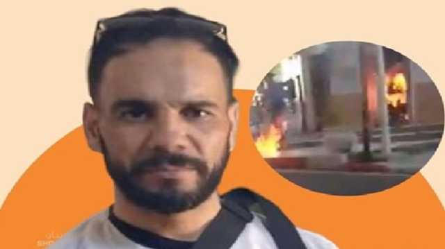 ناشط جزائري يحترق أمام وزارة العدل ويتهم قاضيًا بـالترهيب (شاهد)