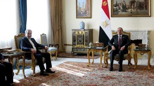 وزير الخارجية الإيراني يلتقي السيسي في القاهرة قبل توجهه إلى بيروت