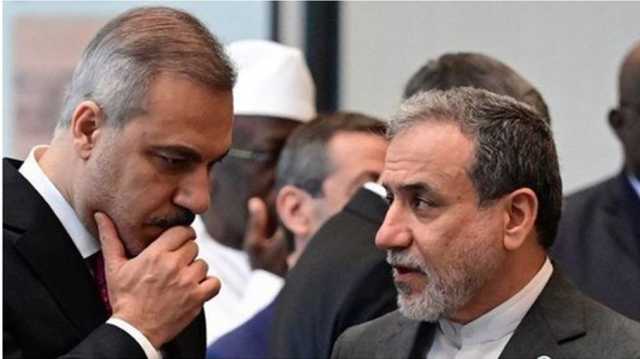 فيدان يستقبل نظيره الإيراني والأخير يتلقى اتصالا من وزير خارجية بريطانيا