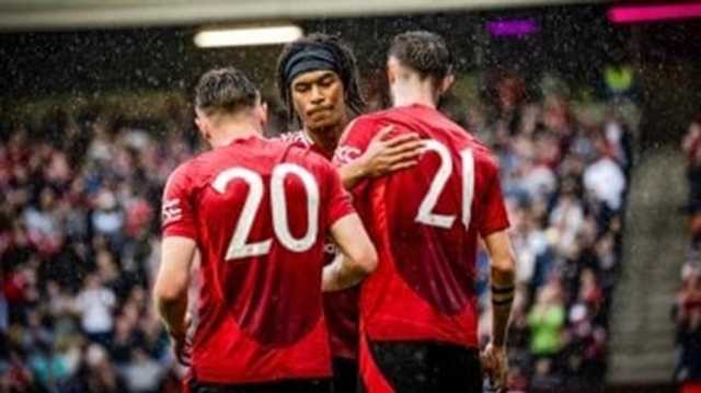 مانشستر يونايتد يفوز وديا على رينجرز بثنائية نظيفة