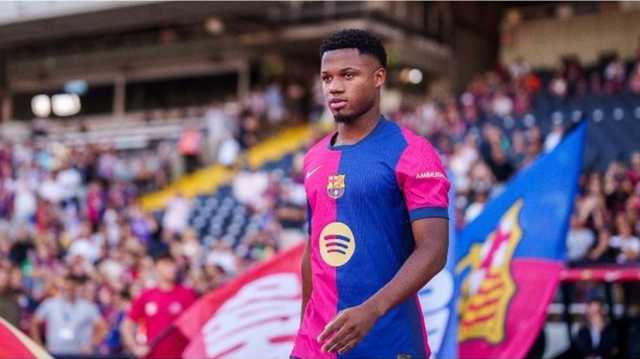 برشلونة يمدد عقد نجمه أنسو فاتي ويعيره إلى موناكو