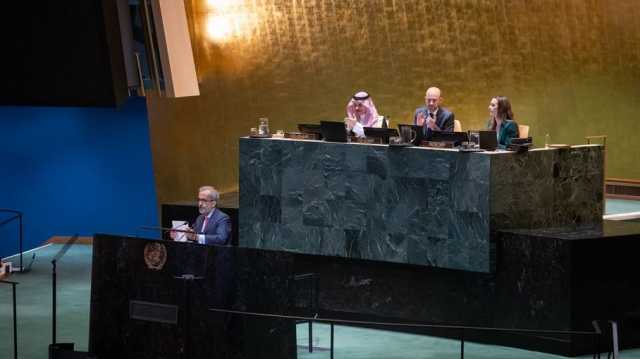 السعودية تعلن اعتماد الوثيقة الختامية لمؤتمر حل الدولتين