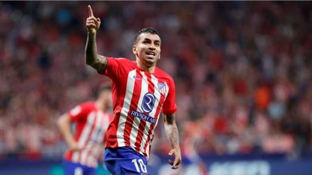 أتليتيكو مدريد يعلن رحيل مهاجمه الأرجنتيني أنخل كوريا
