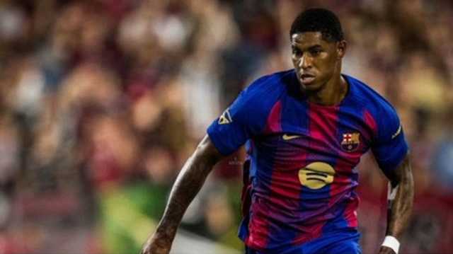 المهاجم راشفورد يسجل أول أهدافه مع برشلونة