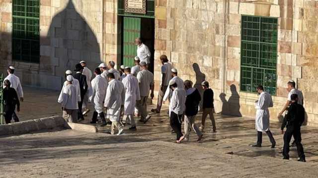 اقتحام جديد واستفزاز متواصل وصلوات تلمودية بالأقصى في رابع أيام عيد العرش