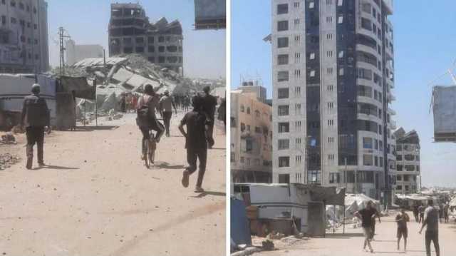 جيش الاحتلال ينسف برج طيبة2 غرب مدينة غزة (شاهد)