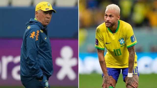 نيمار يكذب أنشيلوتي: استبعادي من المنتخب ليس بسبب الإصابة