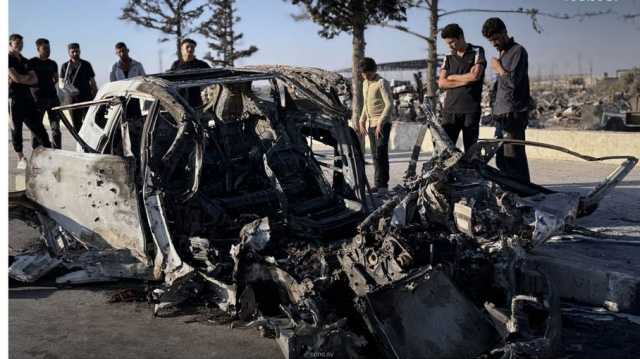 قصف من طائرة مسيرة يقتل شخصين في حلب (شاهد)