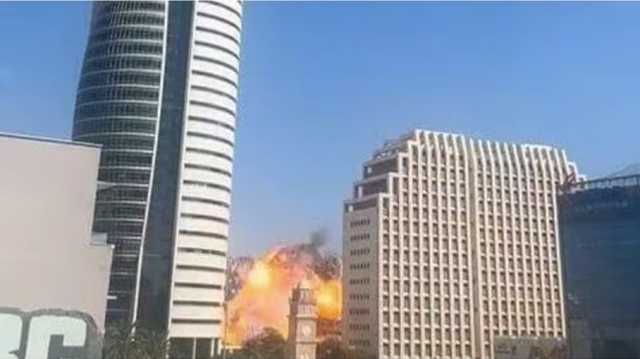 الاحتلال يسمح بنشر لقطات لأول مرة توثق قصف إيراني استهدف حيفا
