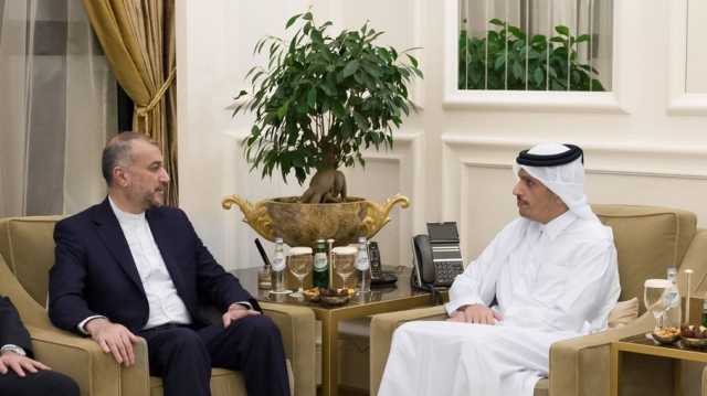 عبد اللهيان يجتمع بوزير خارجية قطر في الدوحة ويلتقي هنية