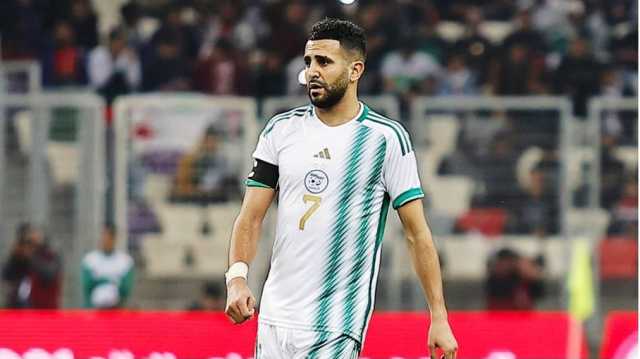 نجم الجزائر محرز غير راض عن التعادل أمام مصر