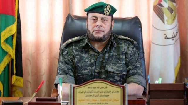 استشهاد قائد الأمن الوطني في غزة جهاد محيسن جراء العدوان الإسرائيلي