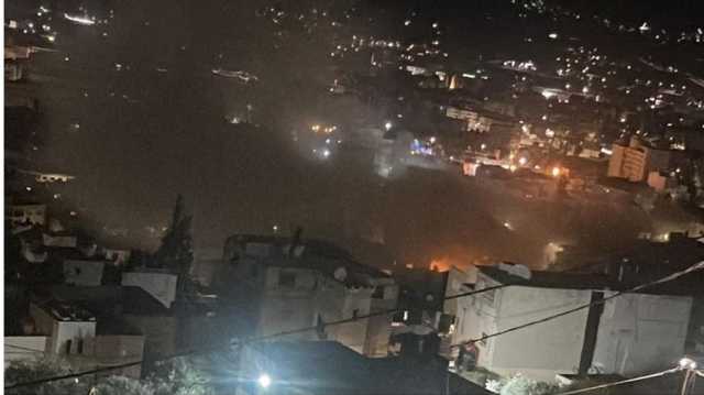 شهيد وإصابات بقصف طائرة حربية مسجدا في مخيم جنين (فيديو)