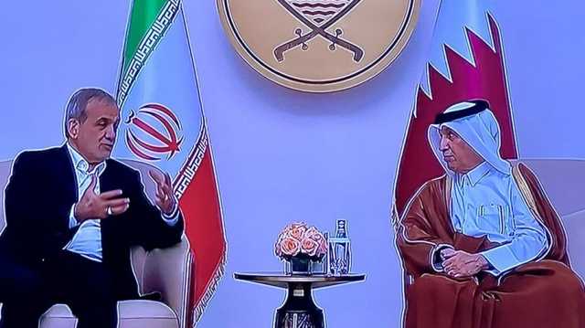 الرئيس الإيراني يصل قطر بعد يوم من الرد الصاروخي على الاحتلال