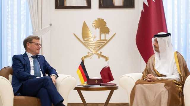 قطر وألمانيا تبحثان سبل إنهاء حرب غزة وخفض التصعيد في المنطقة