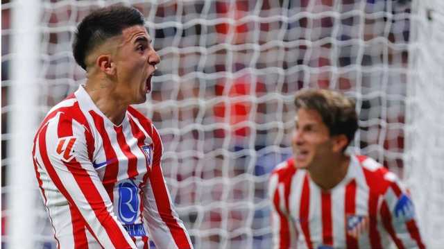 ألمادا يقود أتلتيكو لانتصار صعب على أوساسونا في الدوري الإسباني