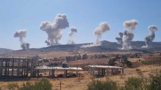 غارات عنيفة للاحتلال على جبال لبنان الشرقية وسهل البقاع (شاهد)