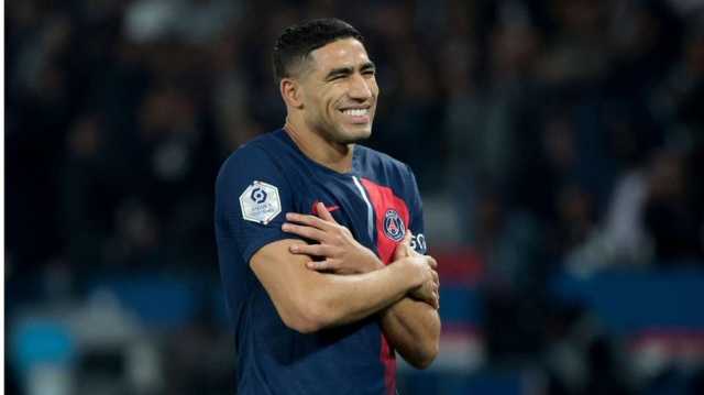 النجم المغربي حكيمي يواصل تألقه مع سان جيرمان