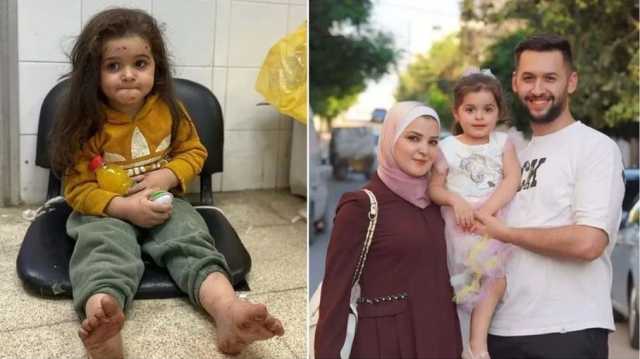نجت دون أهلها من قصف الاحتلال.. الطفلة جوليا تعيش نفس معاناة والدها شاهد