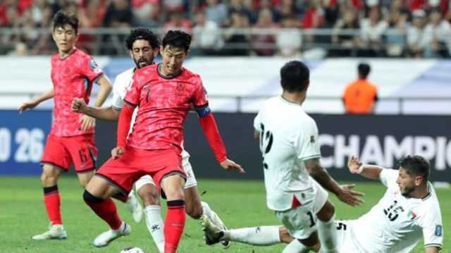 سون يشيد بأداء وعزيمة المنتخب الفلسطيني رغم الظروف الصعبة